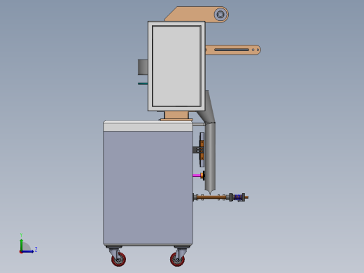 容积杯灌装封口机左视缩略图