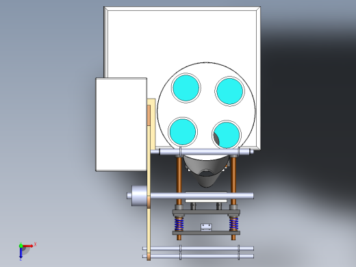 容积杯灌装封口机俯视缩略图