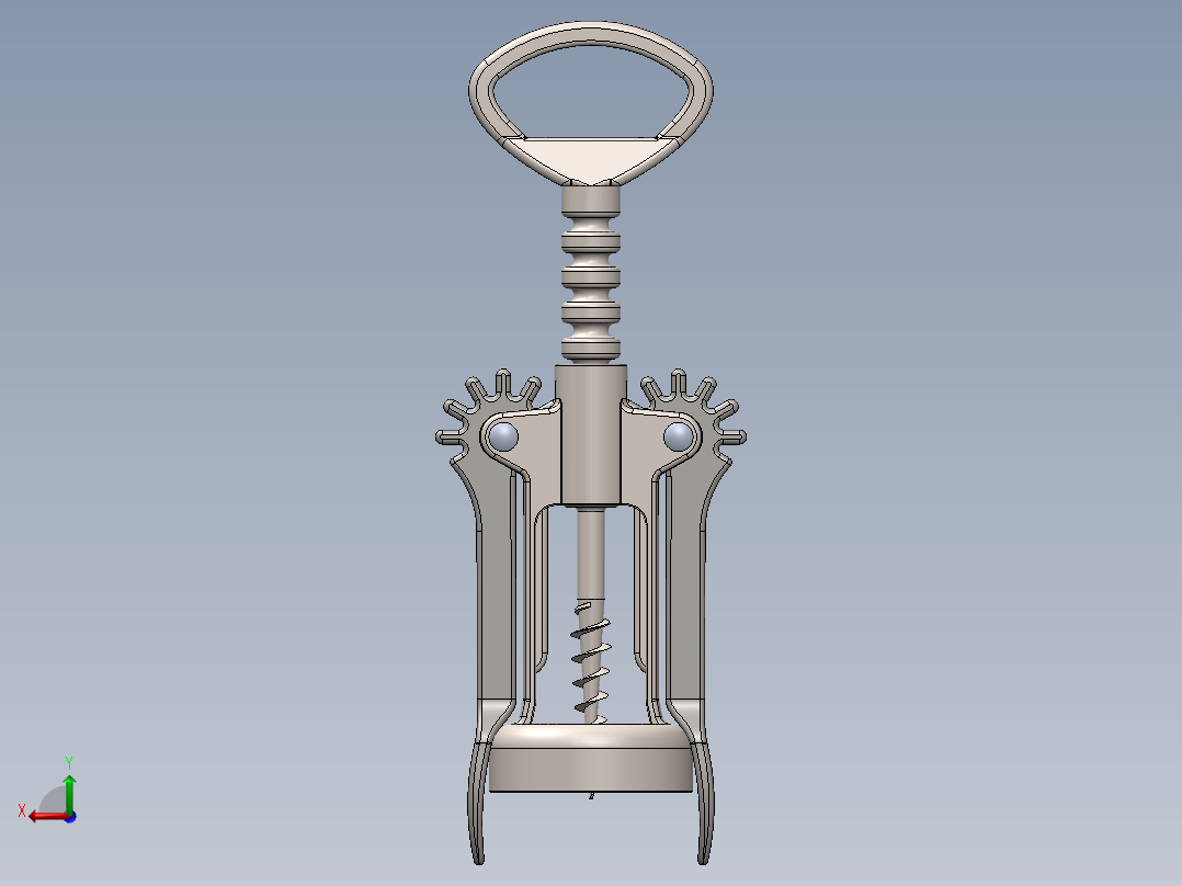螺旋开瓶器23后视图