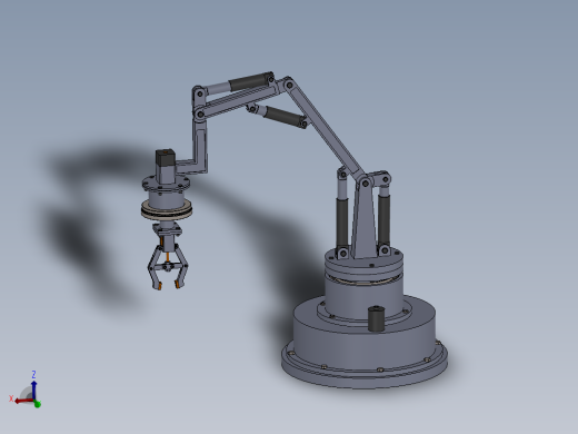 机械手模型与CAD