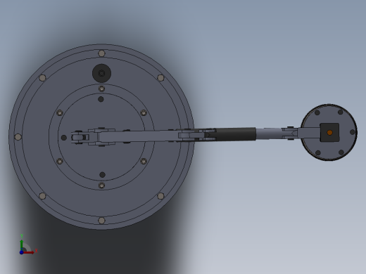 机械手模型与CAD前视缩略图