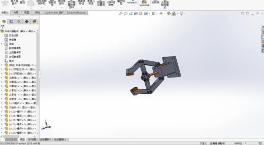 机械手模型与CAD缩略图