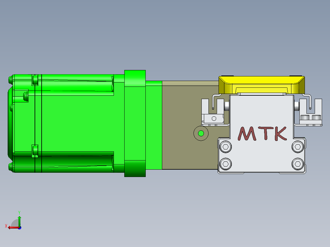 GTA内嵌同步带全封闭GTA5-BL-200W后视图