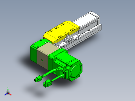 GTA内嵌同步带全封闭GTA5-BL-200W正等轴测缩略图