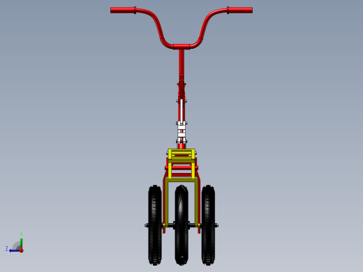 89---折叠三轮车设计sw2010三维图纸模型设计图纸右视缩略图