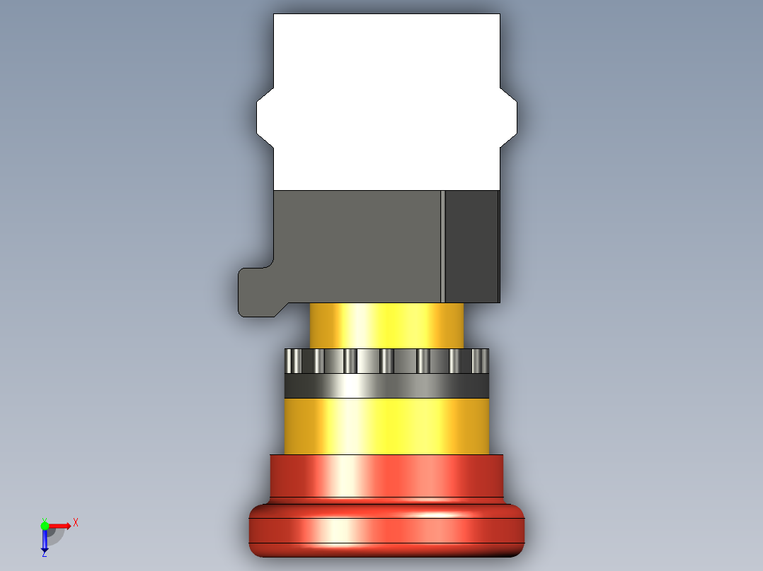 A39急停开关按钮俯视图