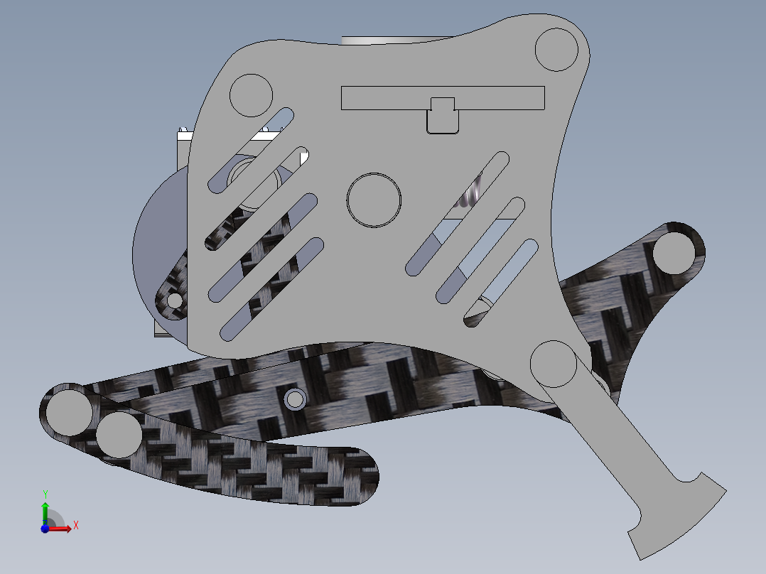 仿生青蛙模型前视图