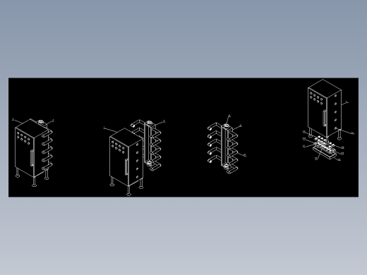 具有独立散热风道的电力柜