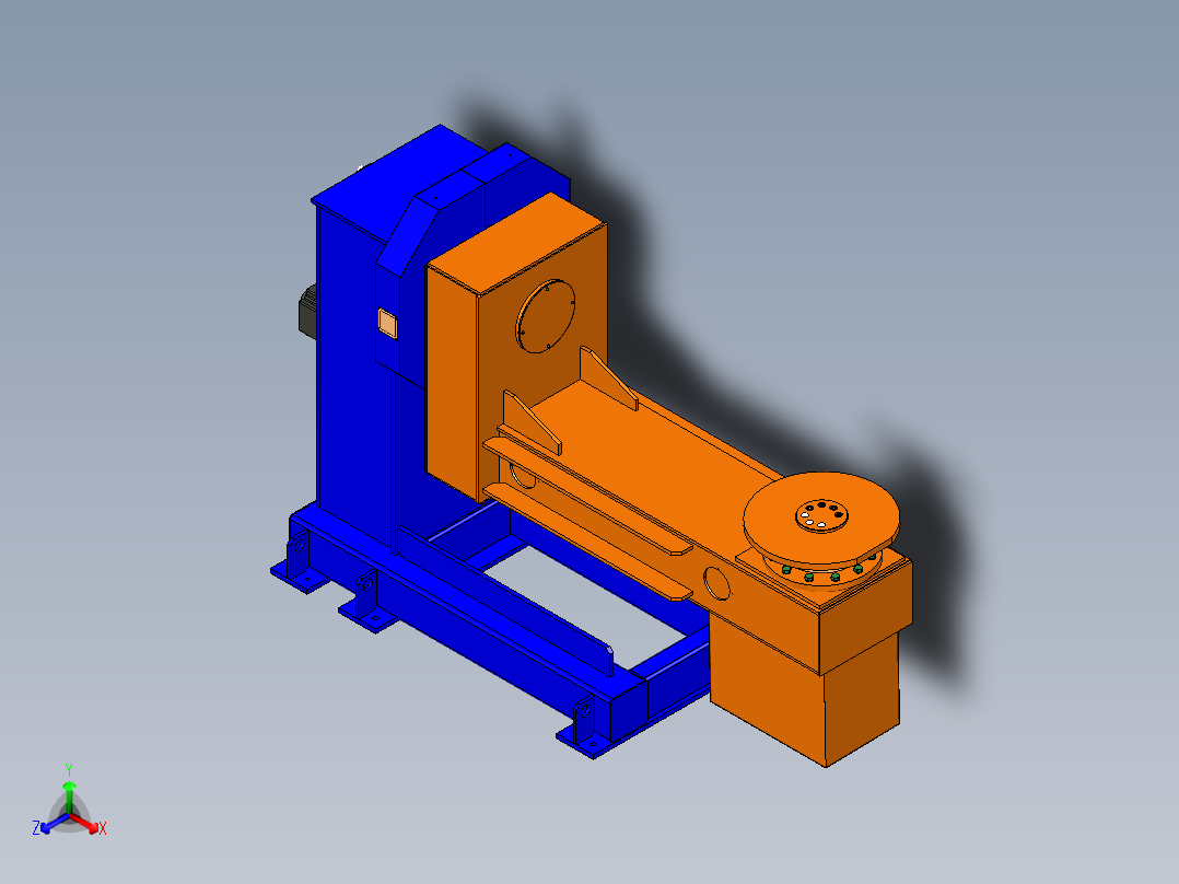 B1_L型变位工装正等轴测图
