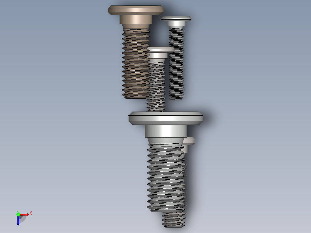 超薄型内六角螺钉-Ultra Low Profile Socket Head Screws俯视图