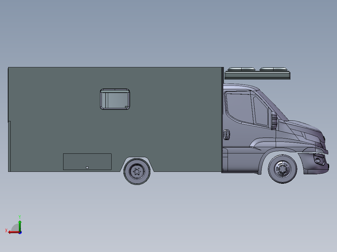 旅行房车布局设计1299026后视图