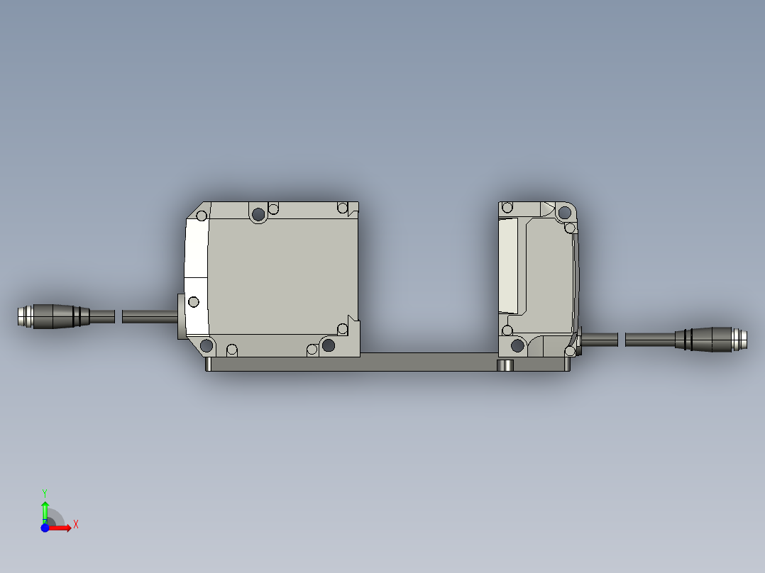 基恩士IG-TB02_kc图纸模型前视图