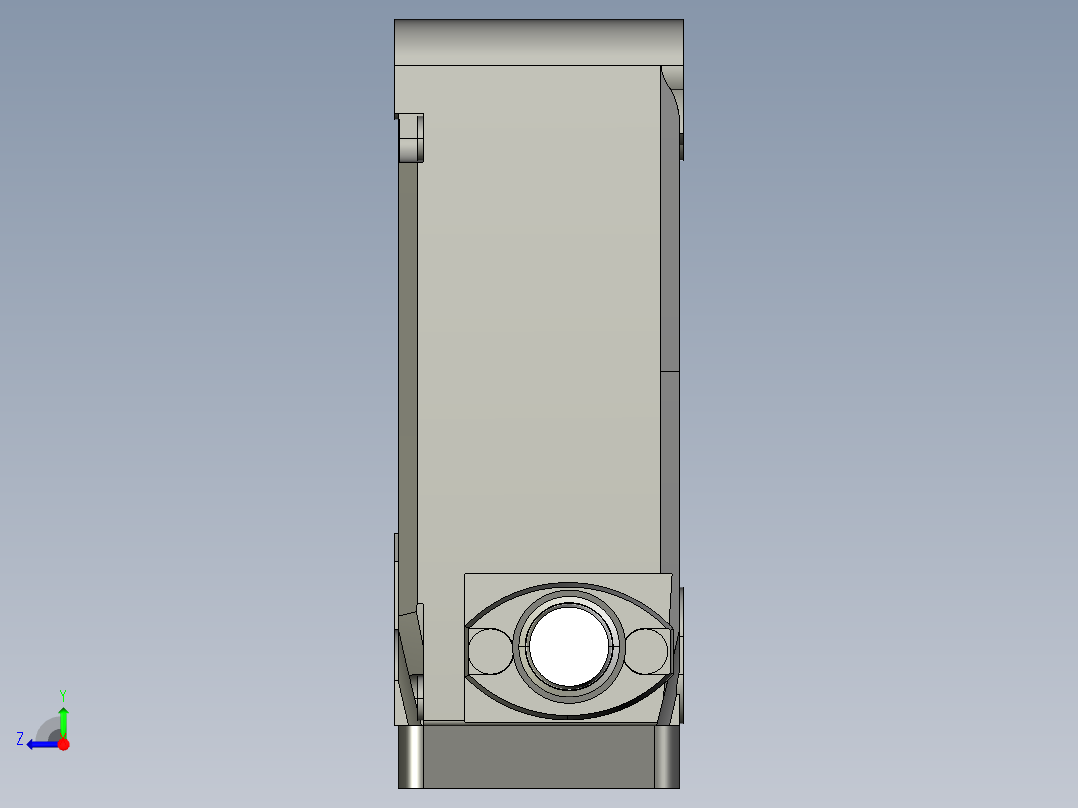 基恩士IG-TB02_kc图纸模型右视图