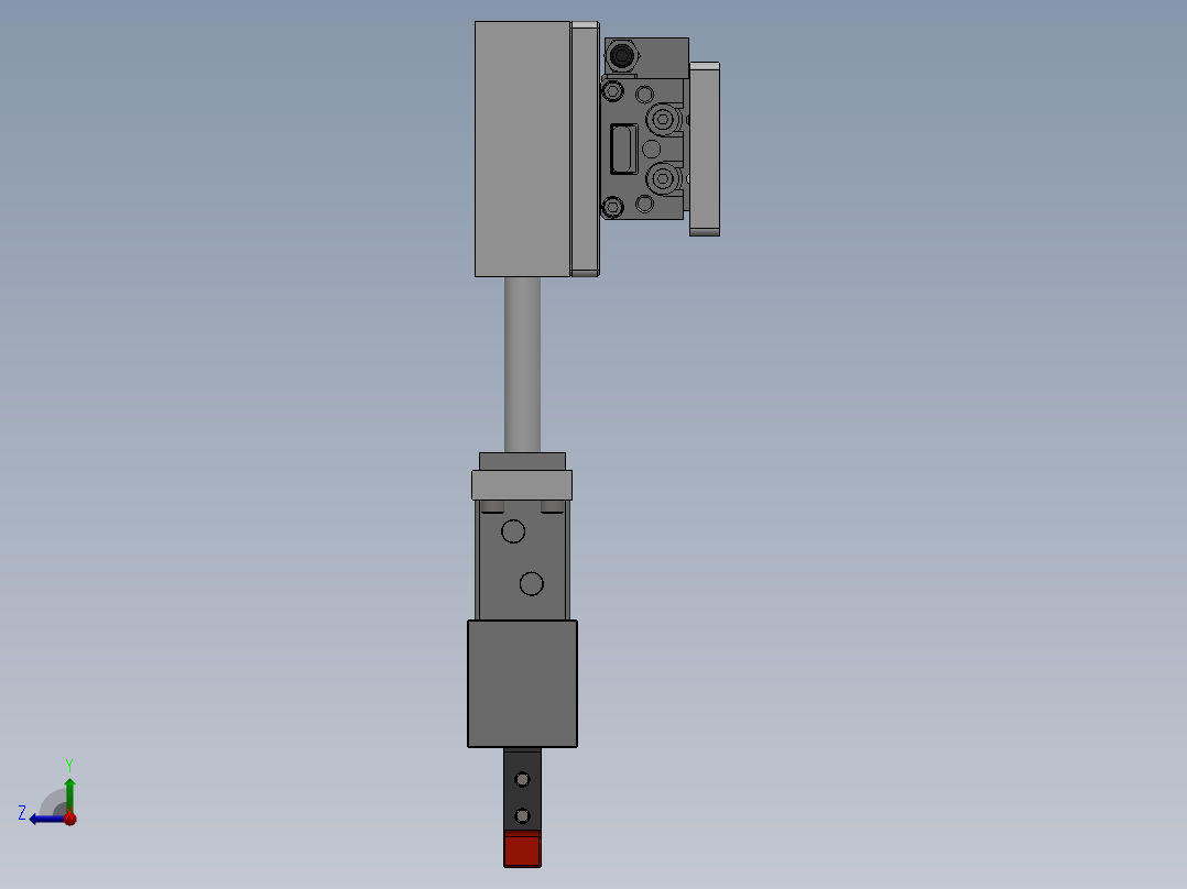 装配机夹持器右视图