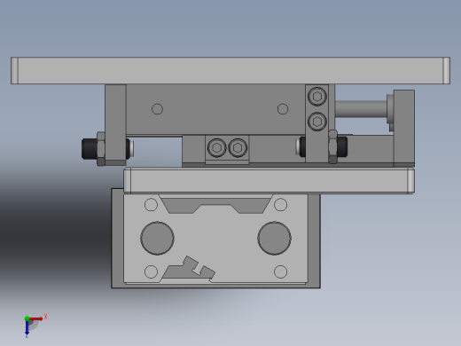 装配机夹持器俯视缩略图