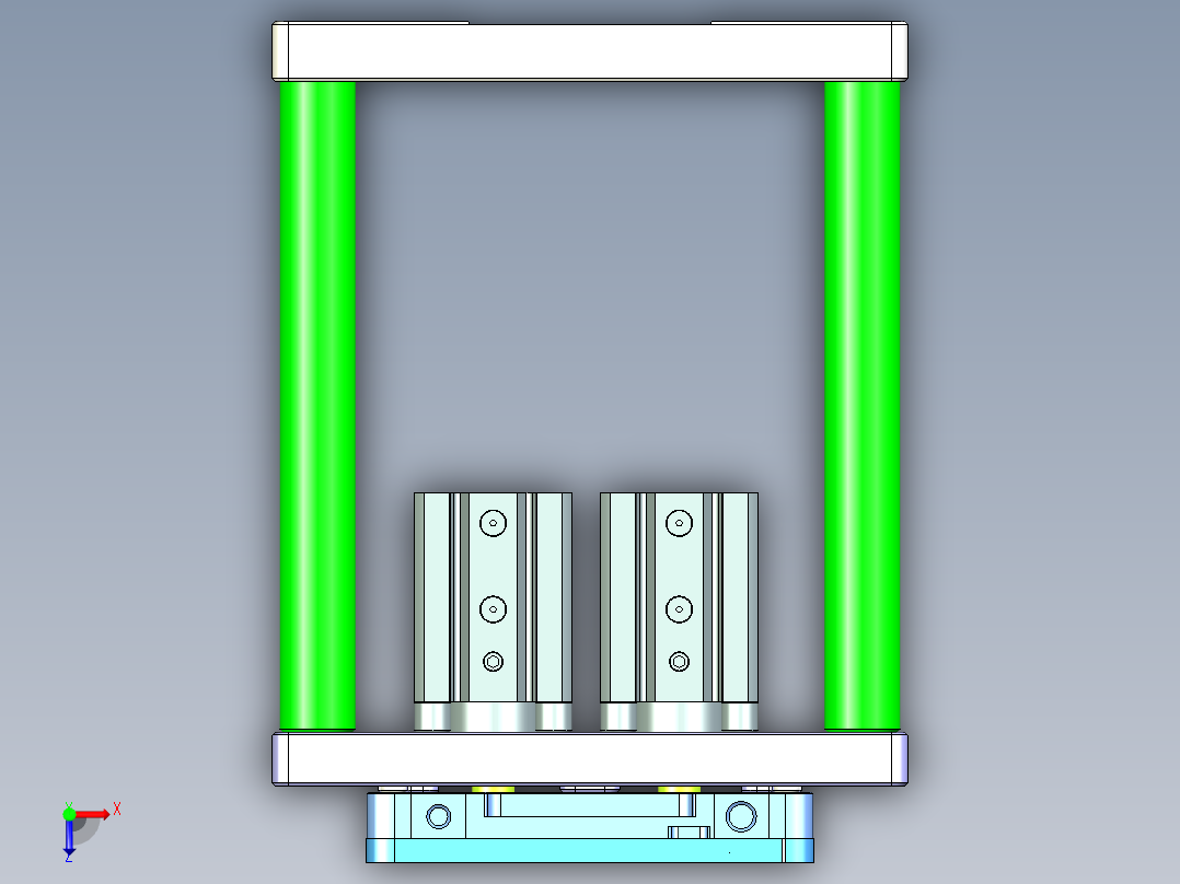 S1-CNC4笔记本CNC工装夹具三维模型-0204俯视图
