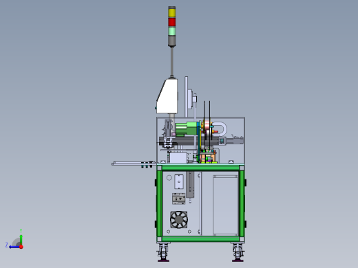 端子视觉检测与包装机（sw17可编辑+工程图+BOM）右视缩略图