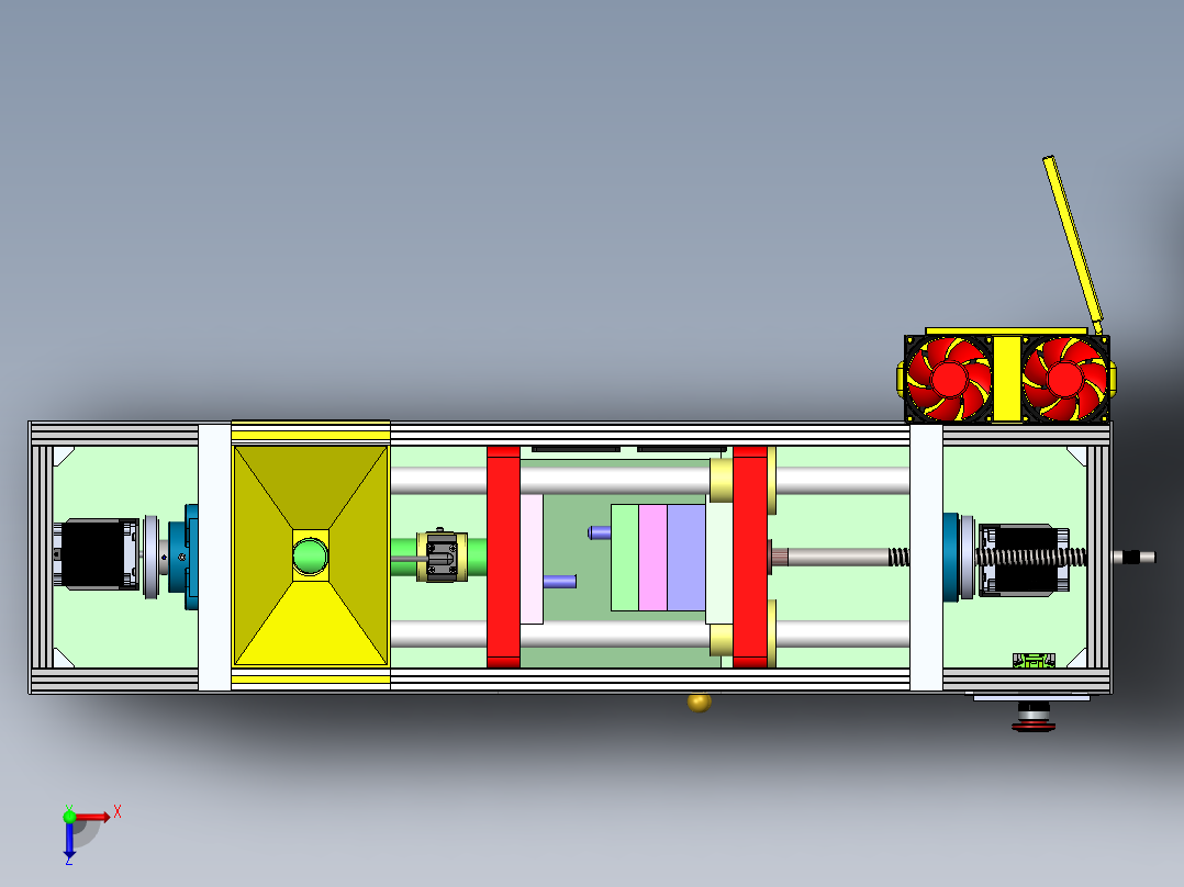 台式注塑机sw20可编辑俯视图