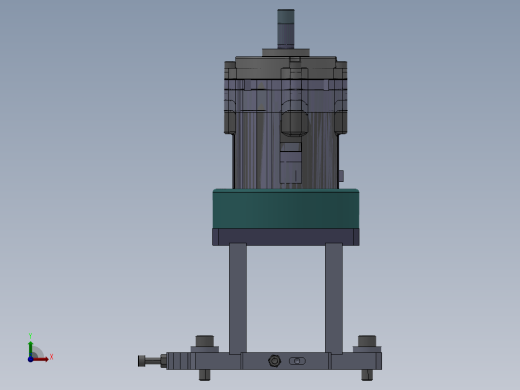 双层自动上料倍数链输送机sw18可编辑前视缩略图