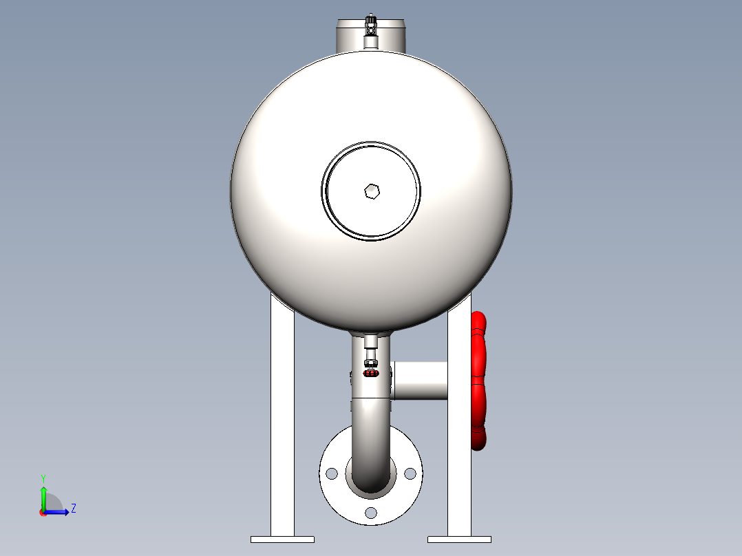 2500L容器左视图
