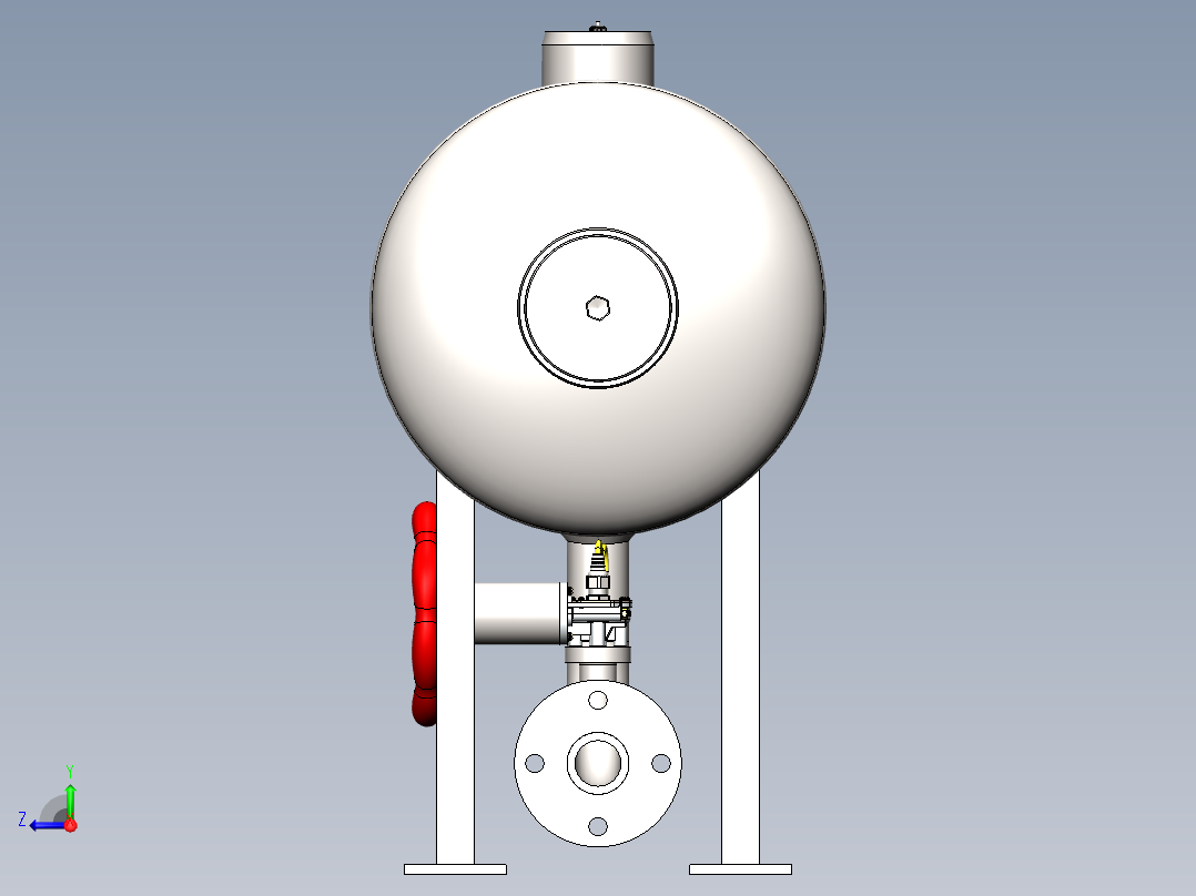 2500L容器右视图