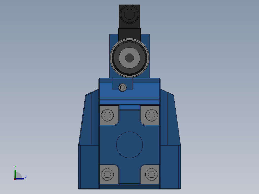 FWH-06交流插座式电液换向阀前视图