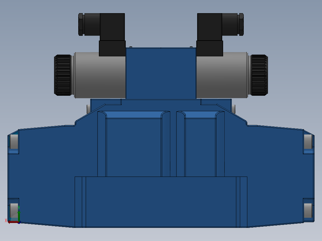 FWH-06交流插座式电液换向阀左视图