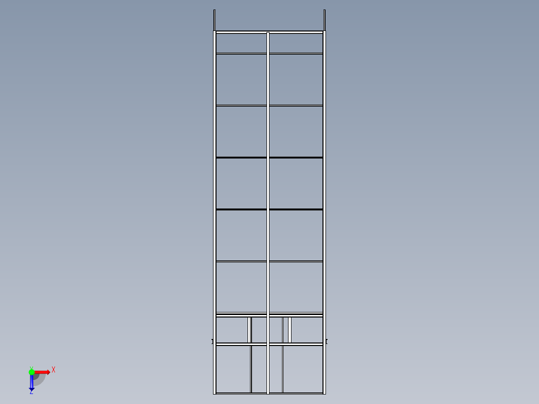 数据中心结构单元俯视图