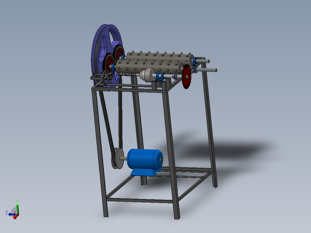 A2003954-半自动椰子去壳机