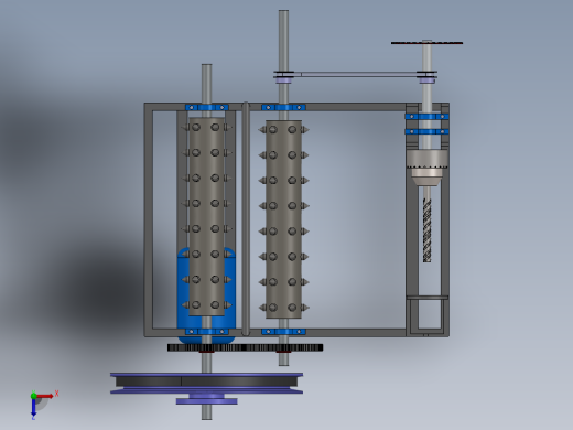 A2003954-半自动椰子去壳机俯视缩略图
