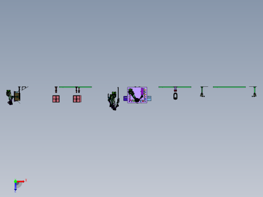 基于摄像头或雷达整车下线标定方案俯视缩略图