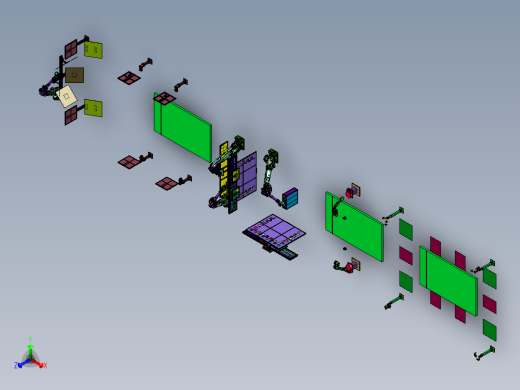 基于摄像头或雷达整车下线标定方案正等轴测缩略图