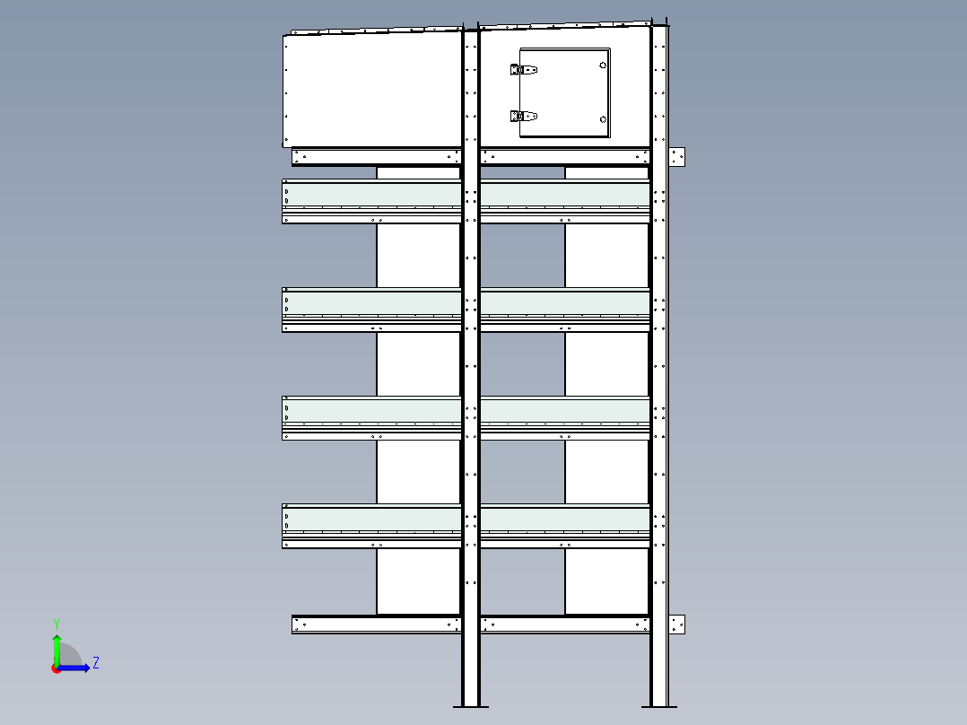 B3003630-蔬菜脱水机 干燥机左视图