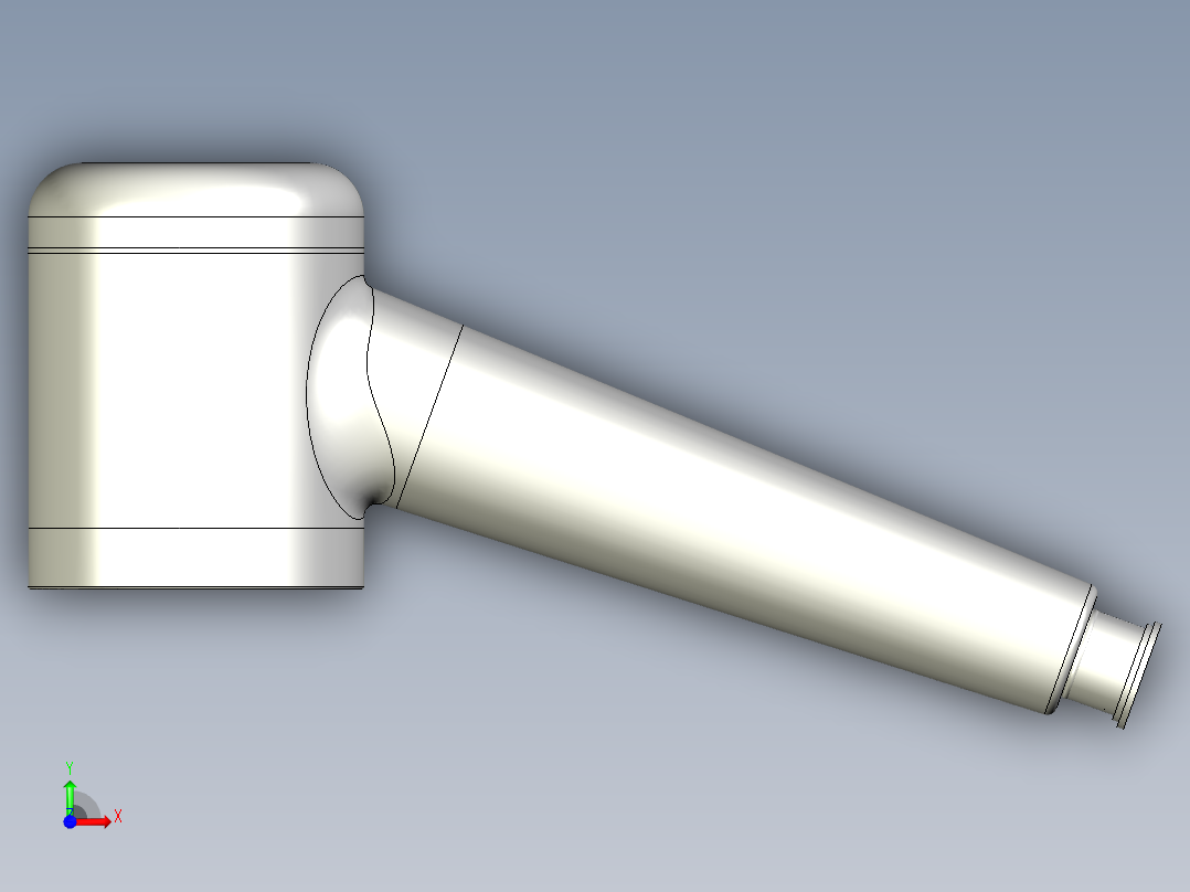 电子花洒前视图