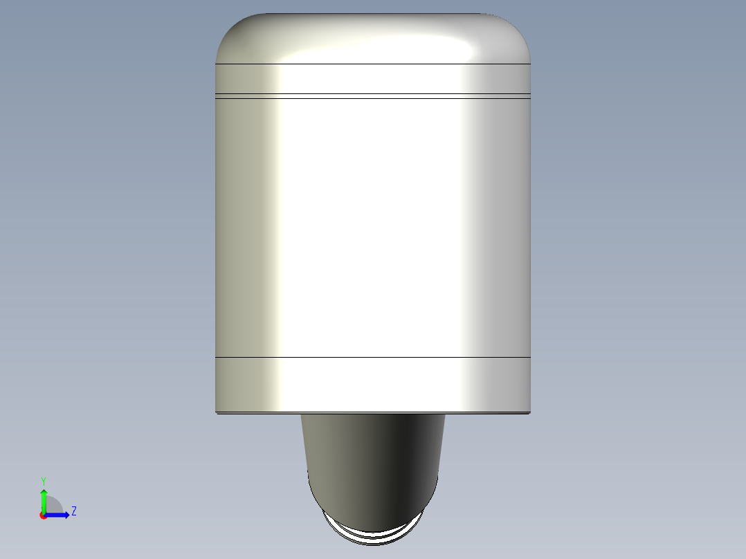 电子花洒左视图