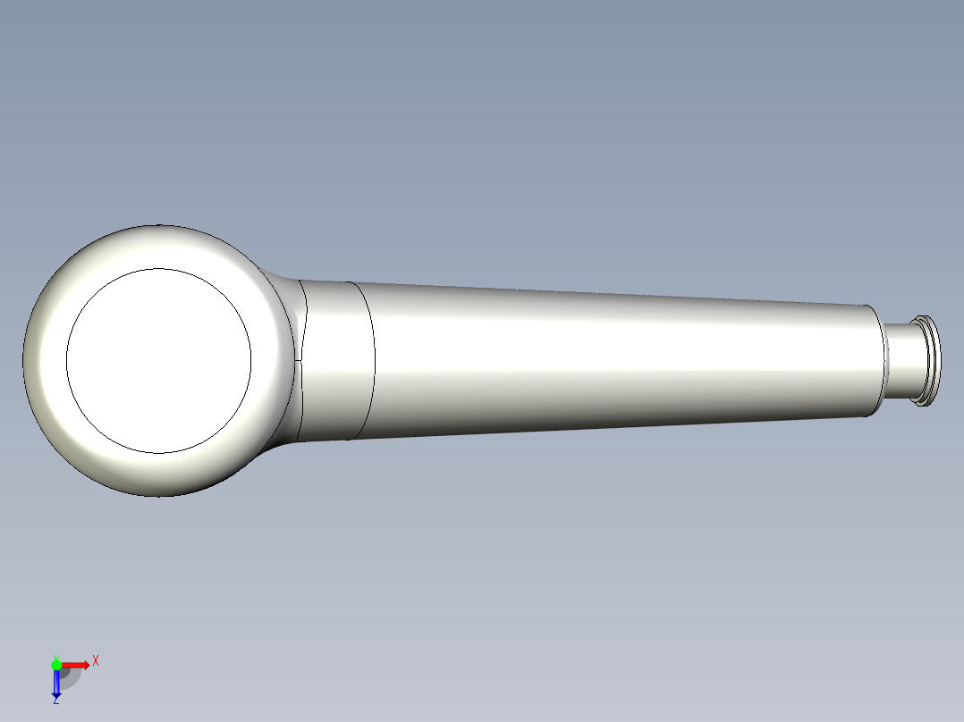 电子花洒俯视图