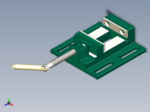 平口钳solidworks正等轴测缩略图