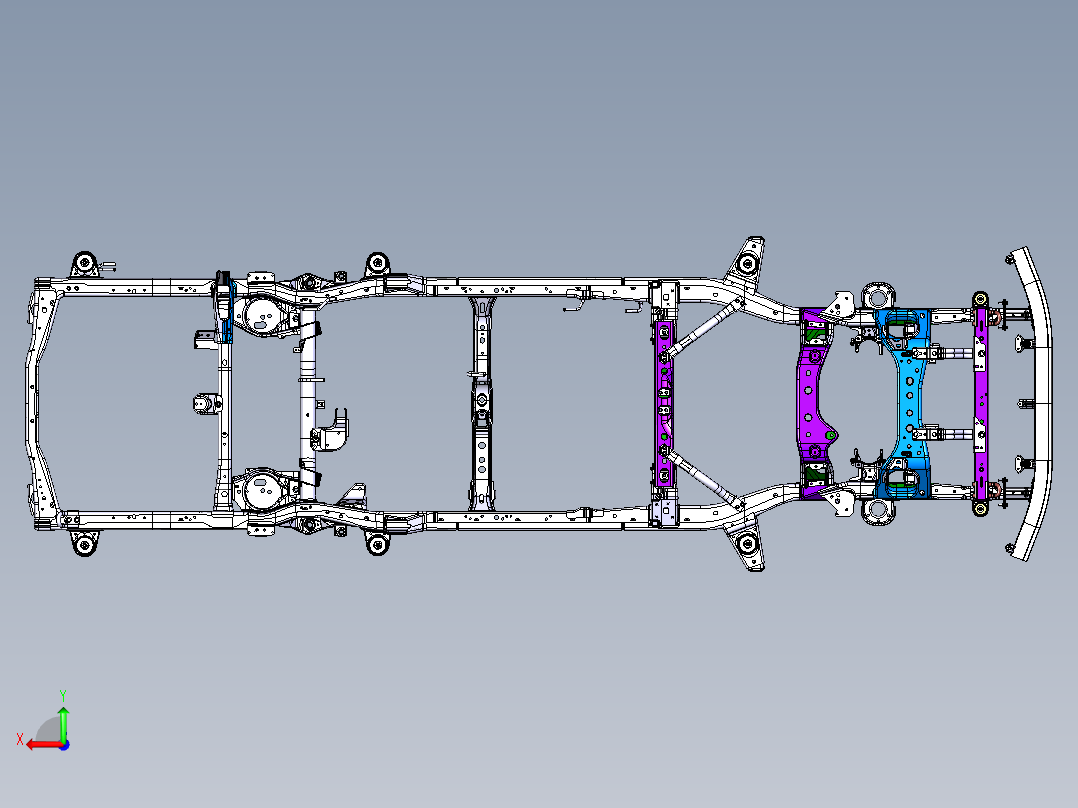 丰田陆地巡洋舰普拉多后视图