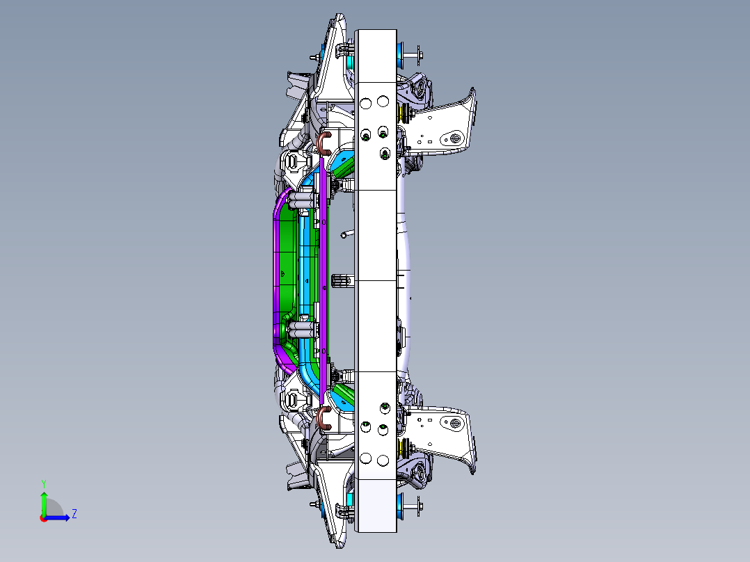 丰田陆地巡洋舰普拉多左视图