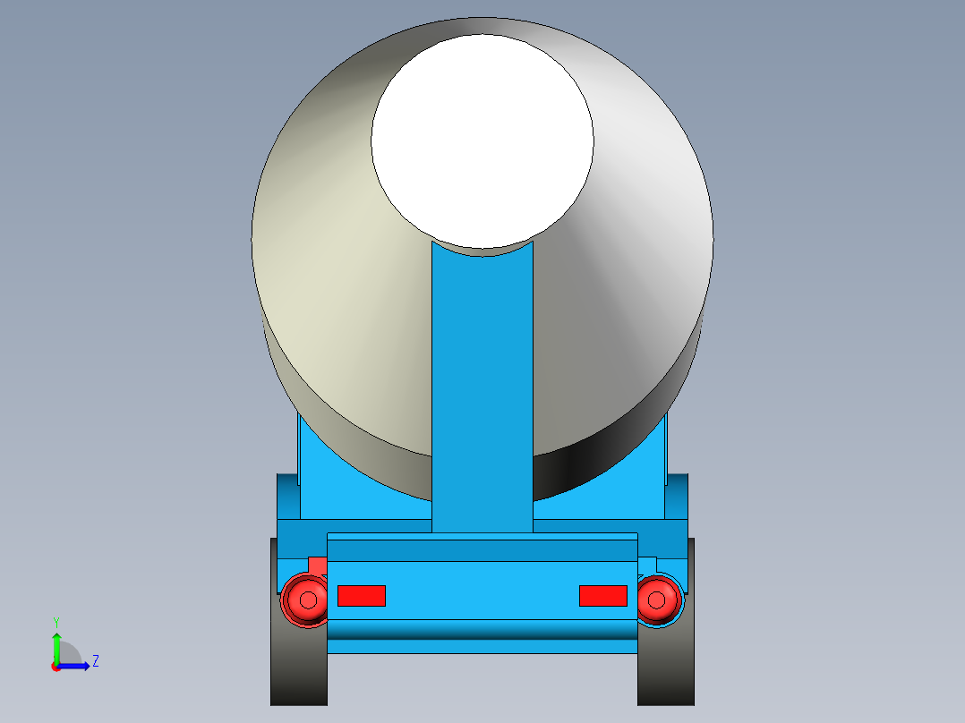 B2004698-混凝土搅拌车左视图