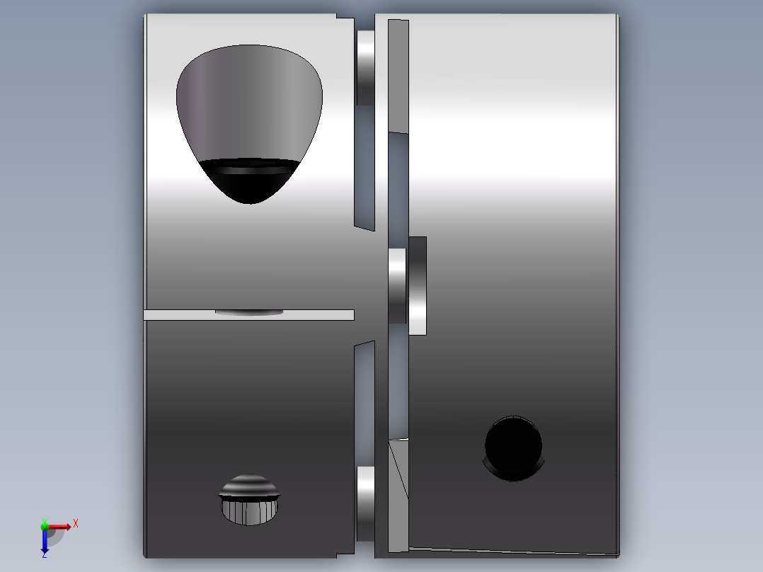 联轴器MCKSCWK40-16-16俯视图