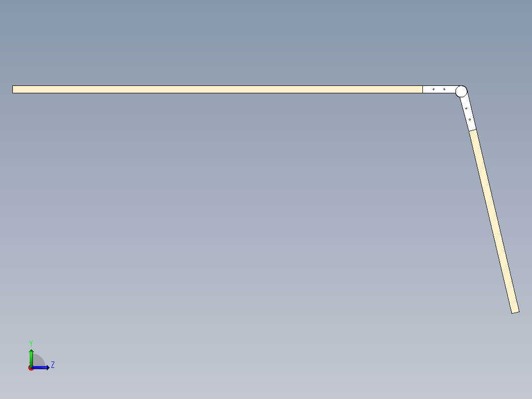温室框架左视图