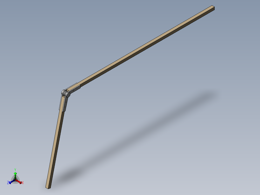 温室框架正等轴测图