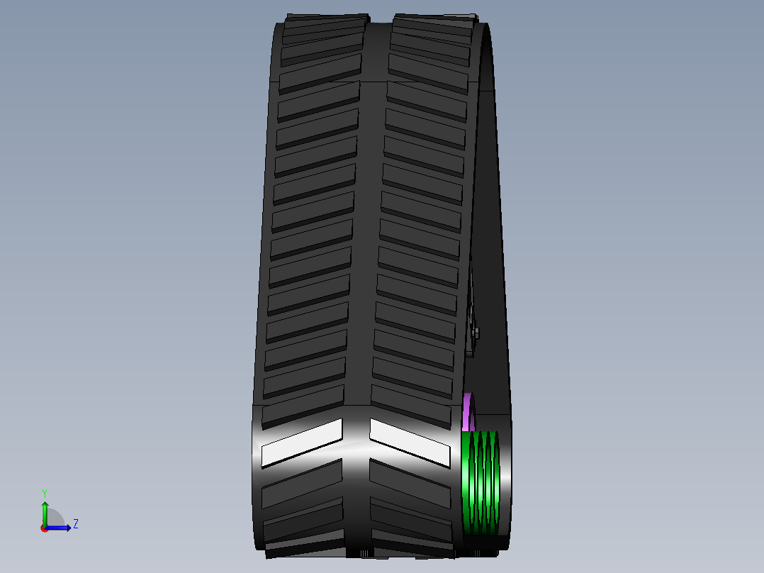 三角履带左视图