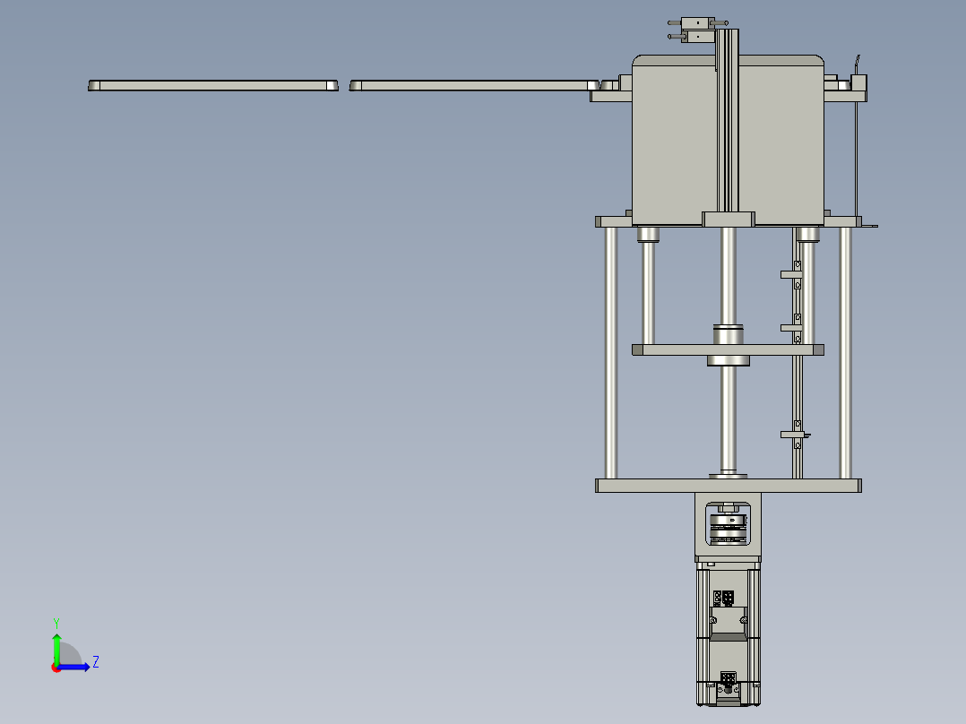 2022-22-PCM板升降机构左视图