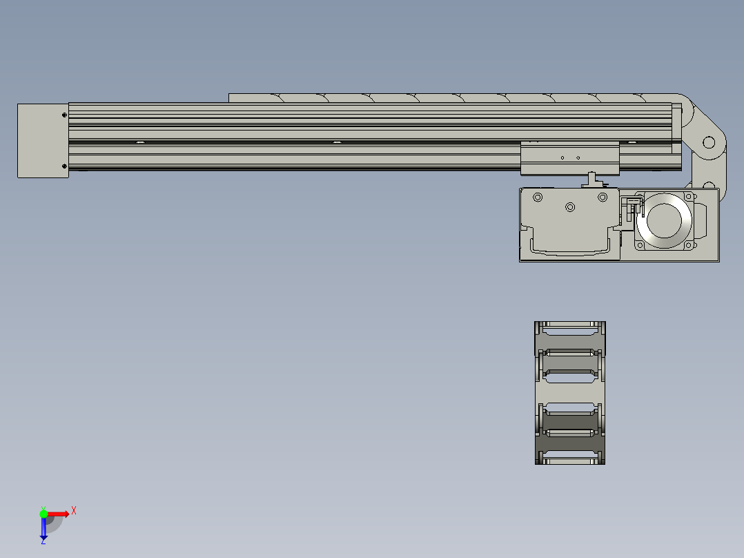 15tSRJJ2SRJY散热胶机械手俯视图