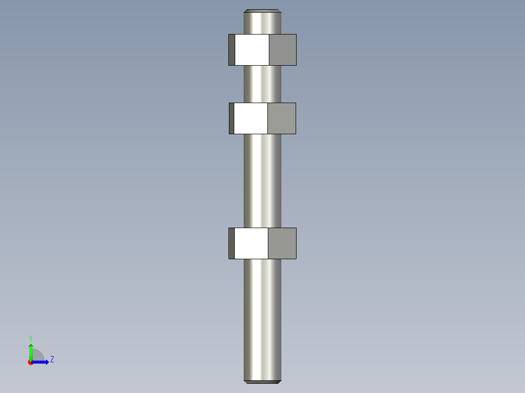 直振调节螺母组件M14-A左视图