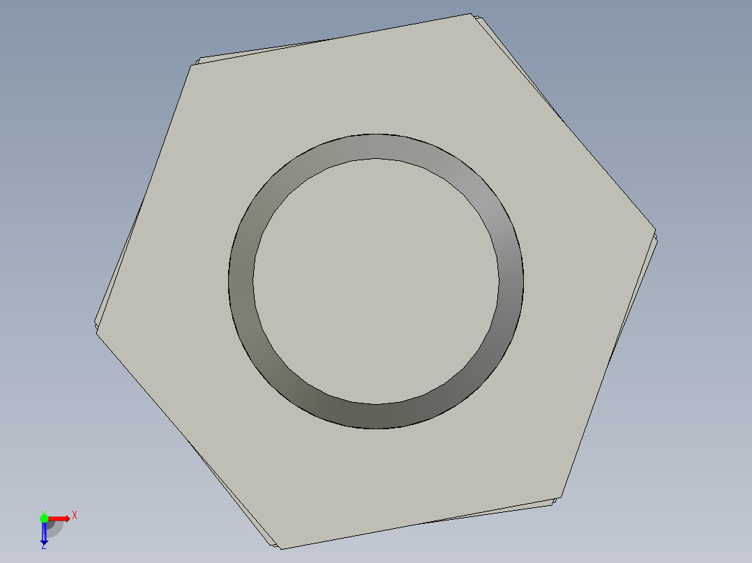 直振调节螺母组件M14-A俯视图