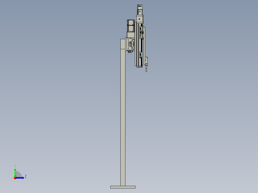 PCB排出模组左视图