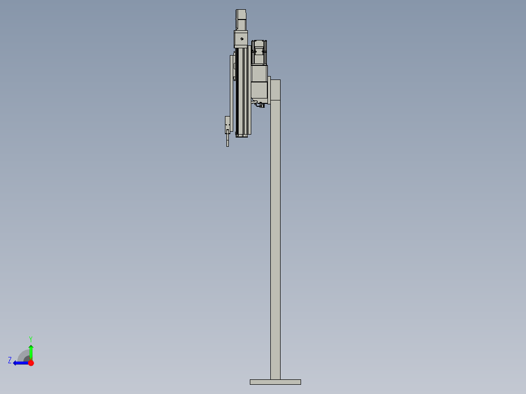 PCB排出模组右视图
